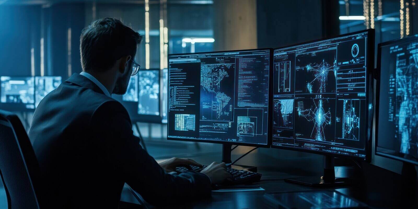 cybersecurity consultant working remotely on RMM solutions for business
